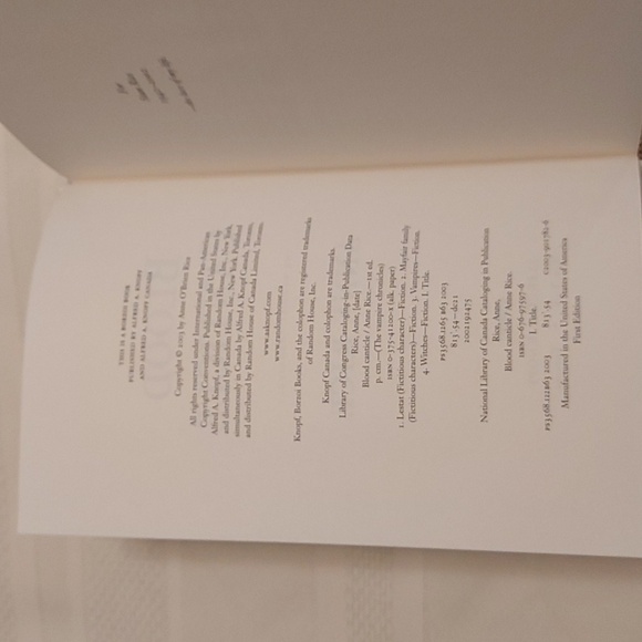 Blood Canticle Hardcover - Picture 3 of 3